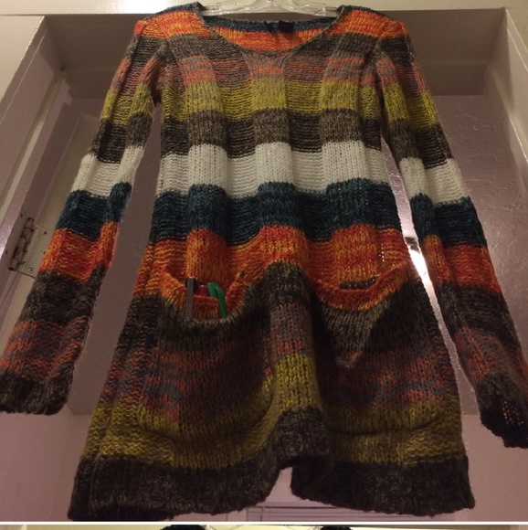 Stripped tunic sweater with POCKETS - Picture 5 of 6